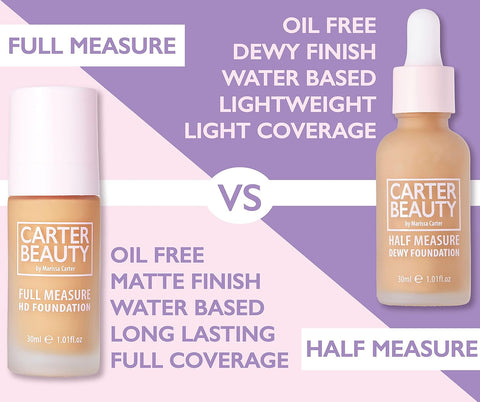 Full Measure HD Foundation - Pecan Pie by Carter Beauty for Women - 1.01 oz Foundation