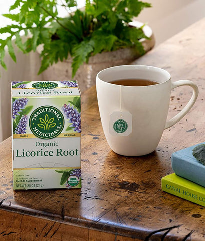 Traditional Medicinals Tea Licorice Root Herbal, 16