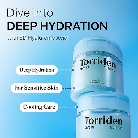 TORRIDEN DIVE IN Low Molecular Hyaluronic Acid Multi Pad 160ML