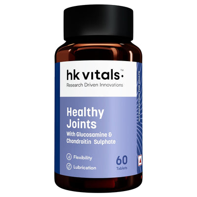 HK Vitals Joint Support (60 Tablets) | With Glucosamine 1400Mg, Chondroitin, Calcium And Vitamin D3 | For Joint Strength, Mobility, And Flexibility