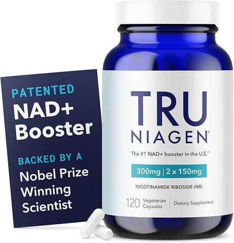 TRU NIAGEN 120capsules/150mg - Advanced NAD+ Booster | Nicotinamide Riboside NR | Increases Energy & Promotes Anti Aging