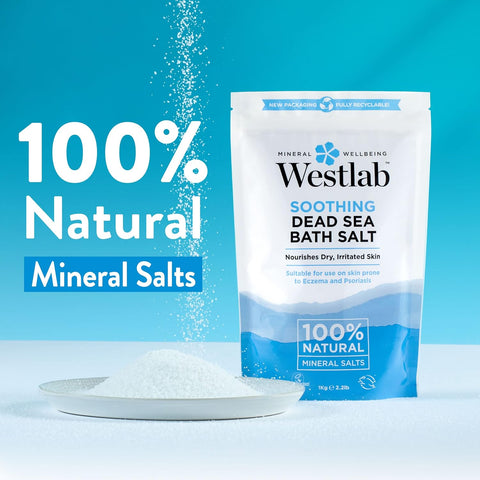 Westlab 100% Pure Soothing Dead Sea Salt, 1 Kg