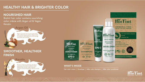 Biotint Permanent Hair Color 4.0 Medium Brown 1'S 191085