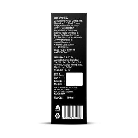 Beardo Whisky Smoke Firebomb Perfume EDP 100ml