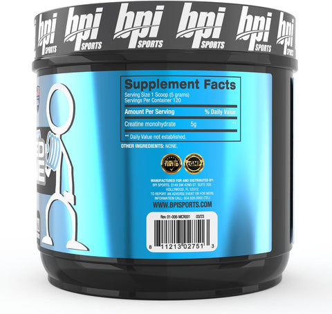 Bpi Sports Micronized Creatine Unflavored 120 Servings