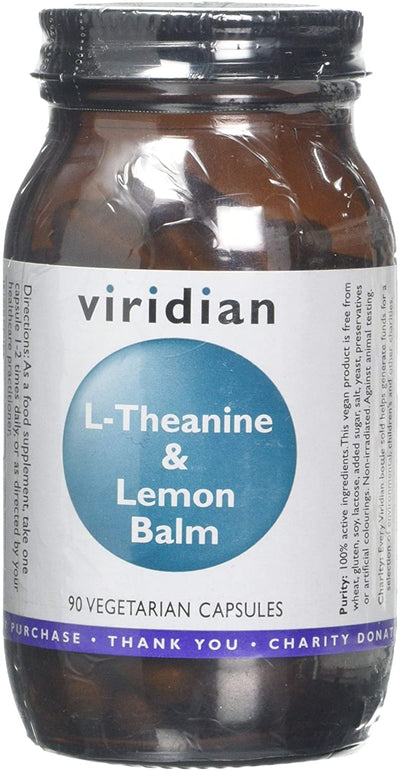 LTheanine (200mg) and Lemon Balm : 90 Veg Caps