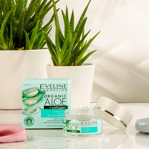 Ev Org Aloe +collagen Moistur& Mattify Face Gel 50ml