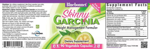 Bluebonnet Nutrition, Skinny Garcinia Weight Management Formula, 90 Veggie Caps