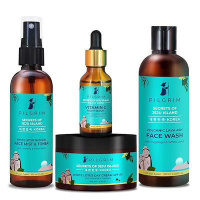 Pilgrim Korean Beauty Flawless Skin Face Care Kit