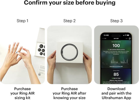 Ultrahuman AIR Aster Black Size-09 UHRA-IQF-AA-9