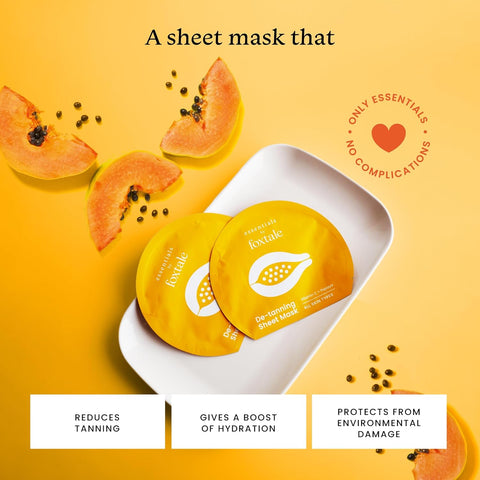 Foxtale Essentials by De-Tanning Sheet Mask