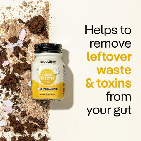 The Good Bug Gut Cleanse Shots | Pack Of 14 | Detox Shots | Improves Digestion | Improves Gut Health