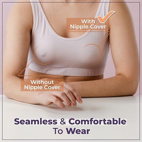 Sanfe Flix Reusable Silicone Nipple Cover - 4 Pieces | 10 Times Reusable