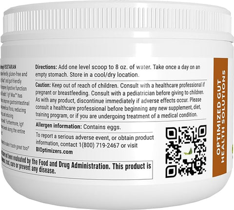 BiOptimizers Biome Breakthrough Repair Powder - Vanilla Flavor