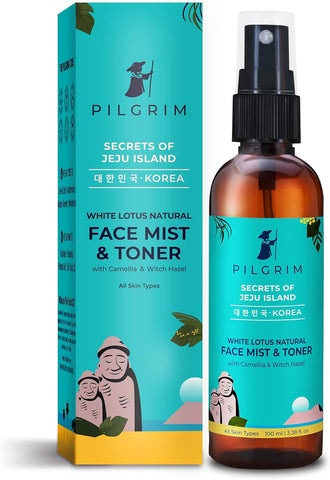 Pilgrim Korean Beauty White Lotus Refreshing Face Mist & Toner 100 ml