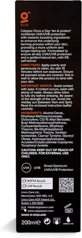 CALYPSO ONCE A DAY SPF25 TAN CRM 200ML