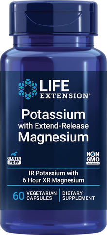 Life Extension Potassium with Extend-Release Mag, 60 veg caps