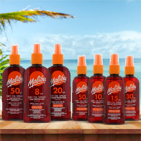Malibu Dry Oil Spray Spf 2 200Ml