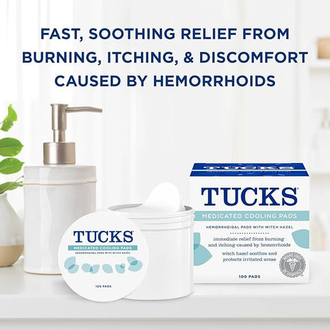 Tucks Tucks, Medicated Cooling Pads, 100 Pads