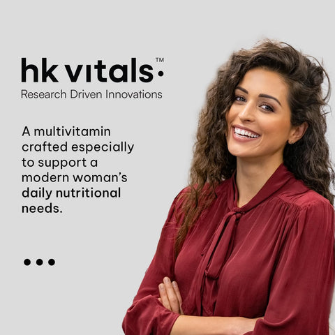 HK Vitals Multivitamin Plus Women (30 Tablets) | Daily Multivitamin For Women | For Energy, Joints, Skin & Hair