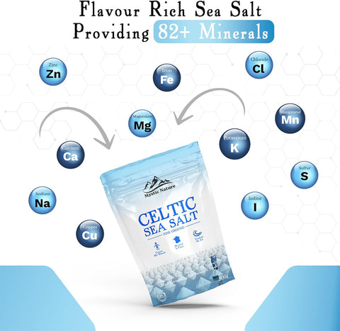 Mystic Nature CELTIC SEA SALT Fine Ground 500g