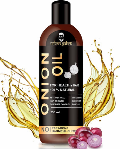 Urban Gabru 100% Natural Onion Oil for Hair Regrowth and Hair Fall Control  250 ml