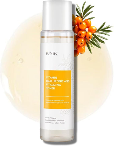 IUNIK Vitamin C Vegan Face Toner with 45% Hyaluronic Acid Facial Moisturizer 6.7 Fl Oz