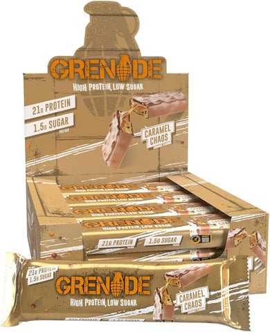 Grenade Protein Bar 12x60g Caramel Chaos (6/case)