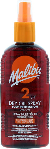 Malibu Dry Oil Spray Spf 2 200Ml