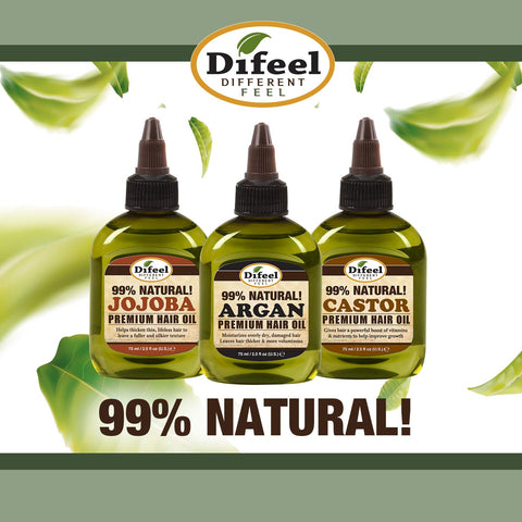 Difeel 98% Natural Ultra Growth Basil&castor Oil 74ml