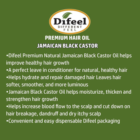 Difeel 99% Natural Jamaican Black Castor Oil 75ml