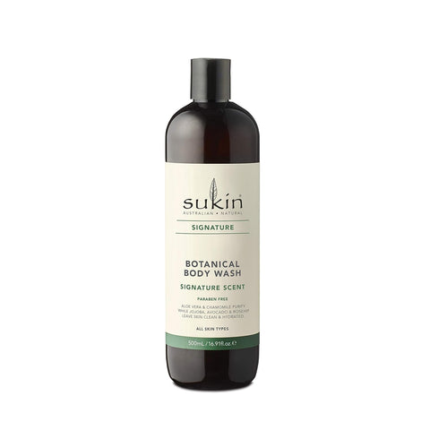 Sukin Botanical Body Wash, Signature Scent, 500 Ml