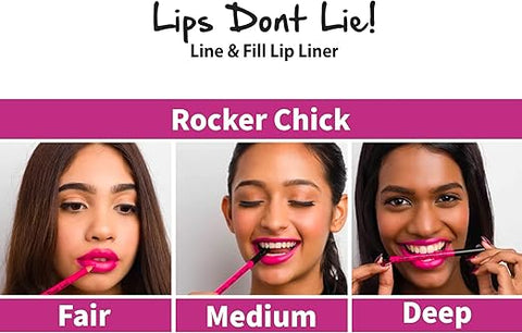Nykaa lips Don't Lie Lip liner Rocker Chick05