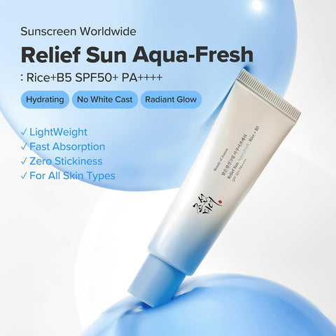 Beauty of Joseon Relief Sun Aqua-Fresh Sunscreen Rice + Panthenol 50ml
