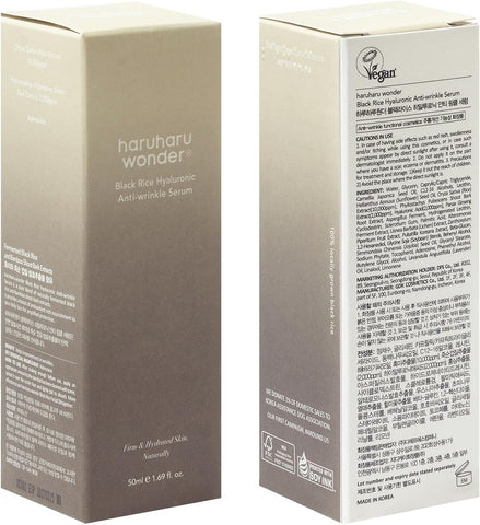 Haruharu Wonder Black Rice Hyaluronic Anti-Wrinkle Serum 50Ml