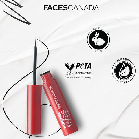 FACES CANADA محدد عيون مغناطيسي أسود - 01 3.5 مل