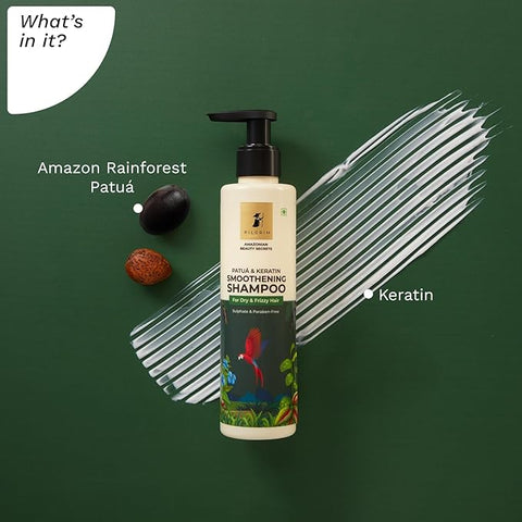 Pilgrim Amazonian Patua Smoothening Shampoo with keratin 200 ml
