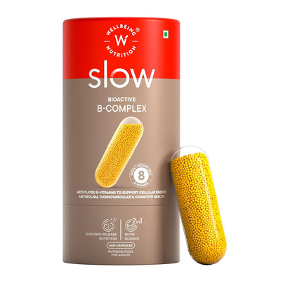 Wellbeing Nutrition Bioactive B-Complex 60 Capsules in a bottle