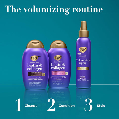 OGX SHAMPOO 385ML BIOTIN & COLLAGEN - Image 4
