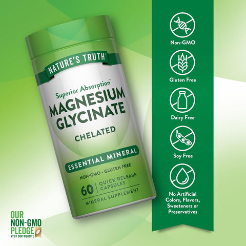 NT MAGNESIUM GLYCINATE 60CAP (24/CASE)