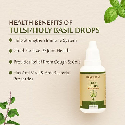 UPAKARMA Ayurveda Tulsi Drops 30 ml