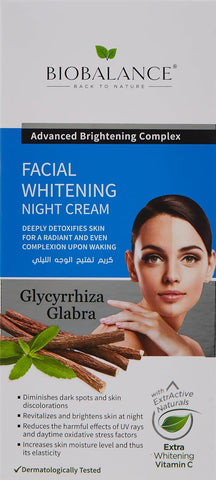 BioBalance Facial Whitening Night Cream, 55 Ml