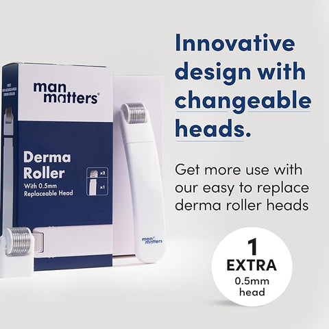 Man Matters Derma Roller With Replaceable Head