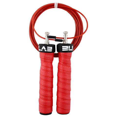 Burnlab Pro Power Plus Weighted Handle Skipping Rope (Red)