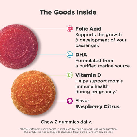 OLLY PRENATAL MULTIVITAMIN GUMMY 60
