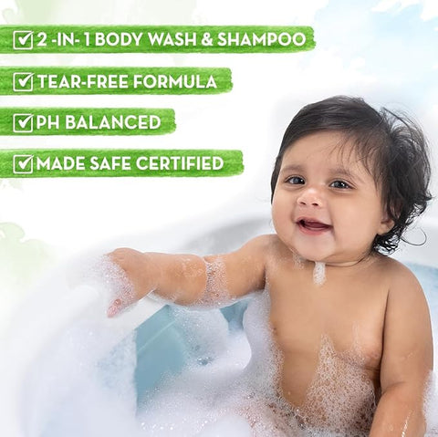 Mamaearth Baby Milky Soft Head To Toe Wash 400ml