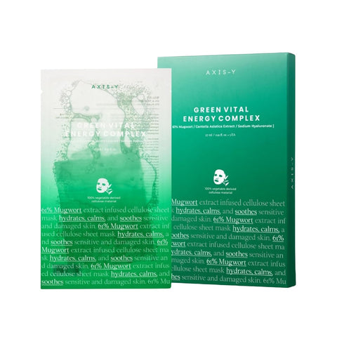 AXIS-Y Mugwort Green Vital Energy Complex Sheet Mask 27ml