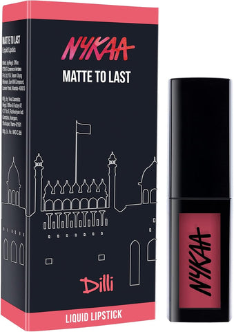 Nykaa Matte To Last ! Liquid Lipstick  Dilli  07