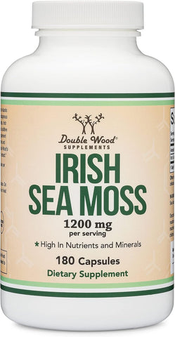 Doublewood Irish Sea Moss 1,200mg 180 capsules