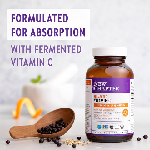 New Chapter Fermented Activated C, 30 Capsules